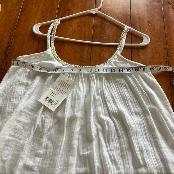 NWT Sezane Sacha 100% cotton White Maxi Dress size 36 - Picture 6 of 7